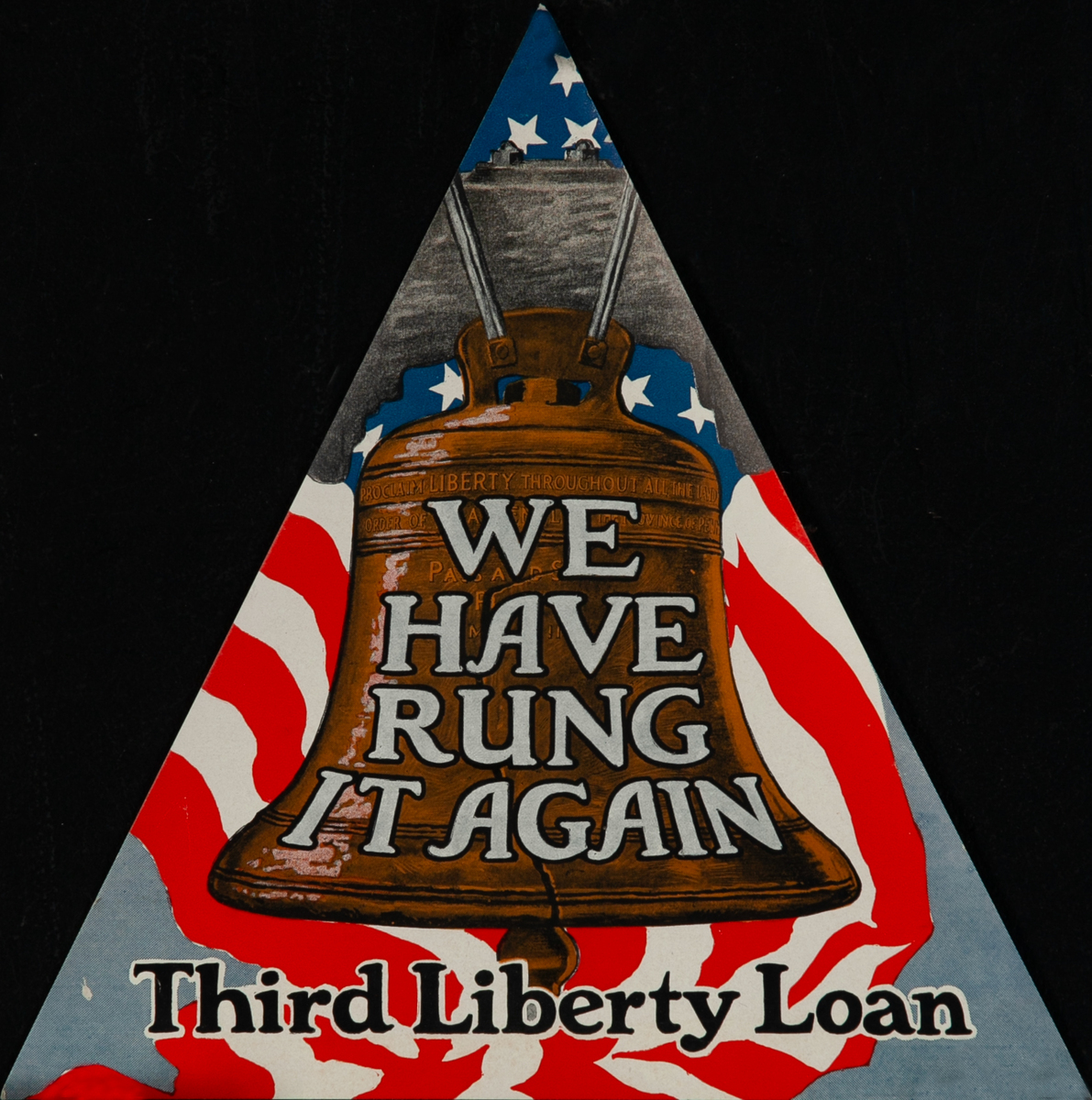 We Have Rung It Again Third Liberty Loan Original WWI Bond Poster