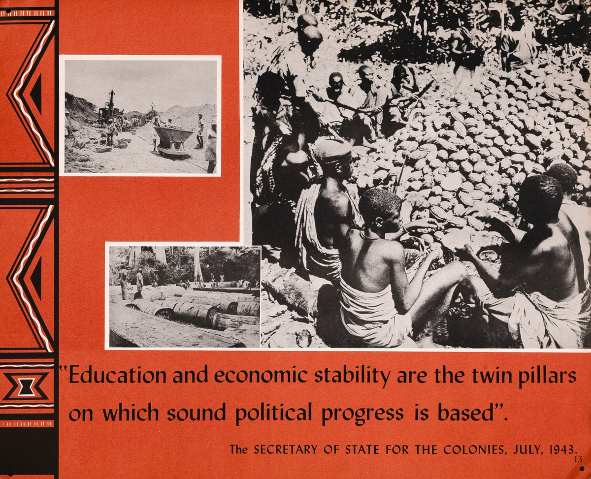 Education and Economic Stability British Education Poster 