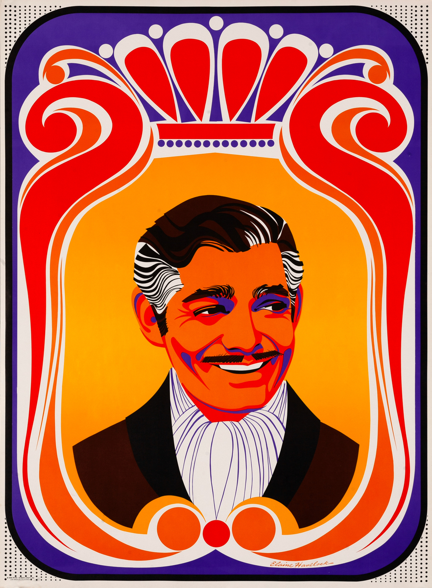 Original Royal Screen Craft Poster Clark Gable | David Pollack Vintage ...