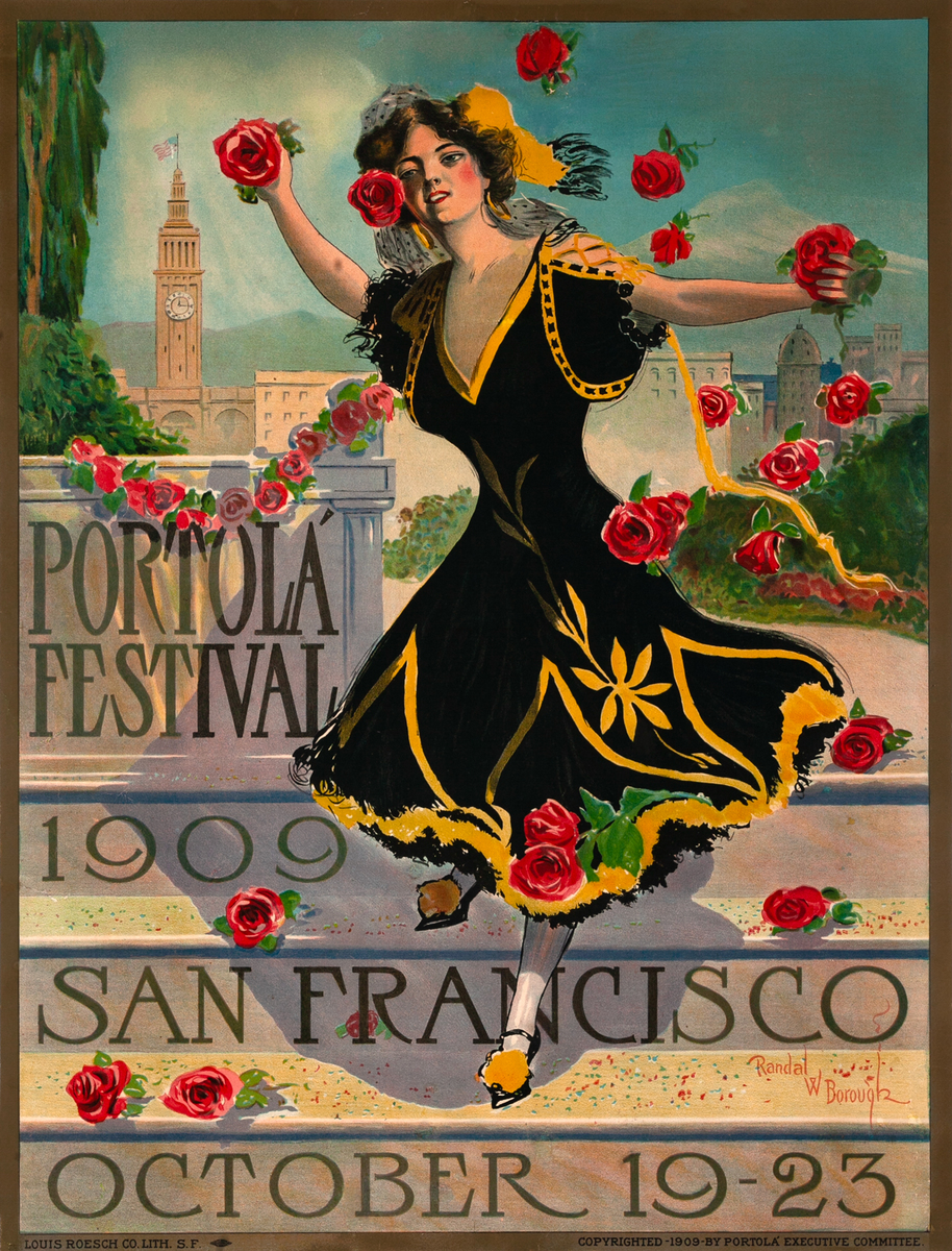 Portola Festival San Francisco October 19-23 Original Travel Poster