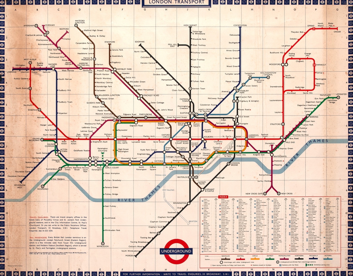 London Transport Underground Original British Travel Poster