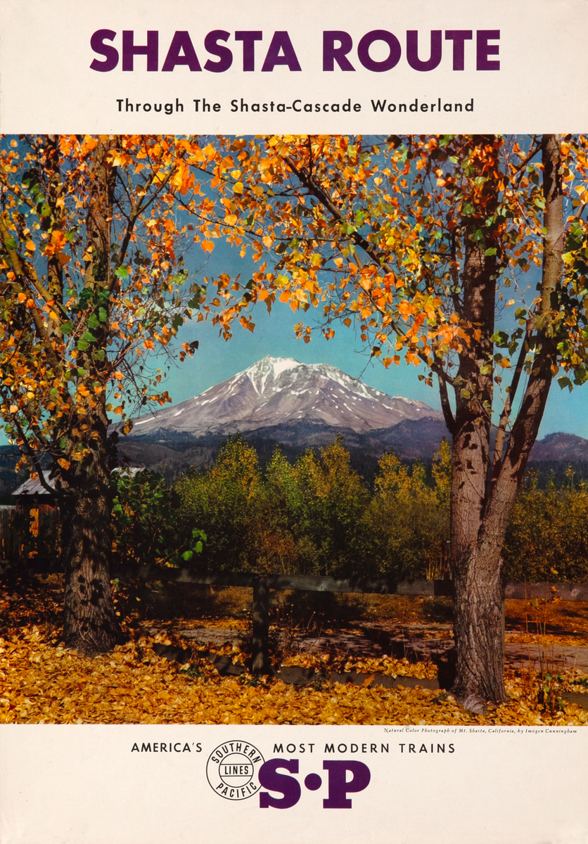 Shasta Route - America's Most Modern Trains - Original Southern Pacific Lines Poster