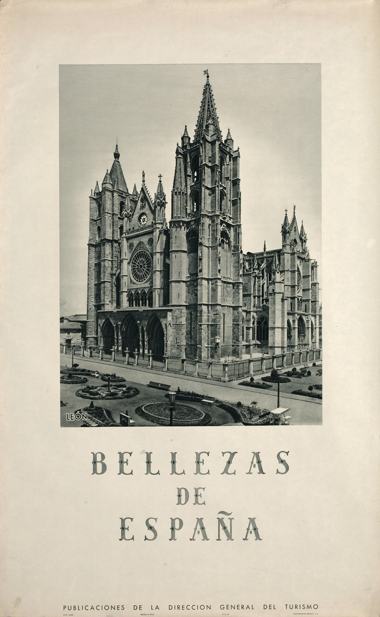 Bellezas de Espana Cathedral - Beauties of Spain Original Travel Poster