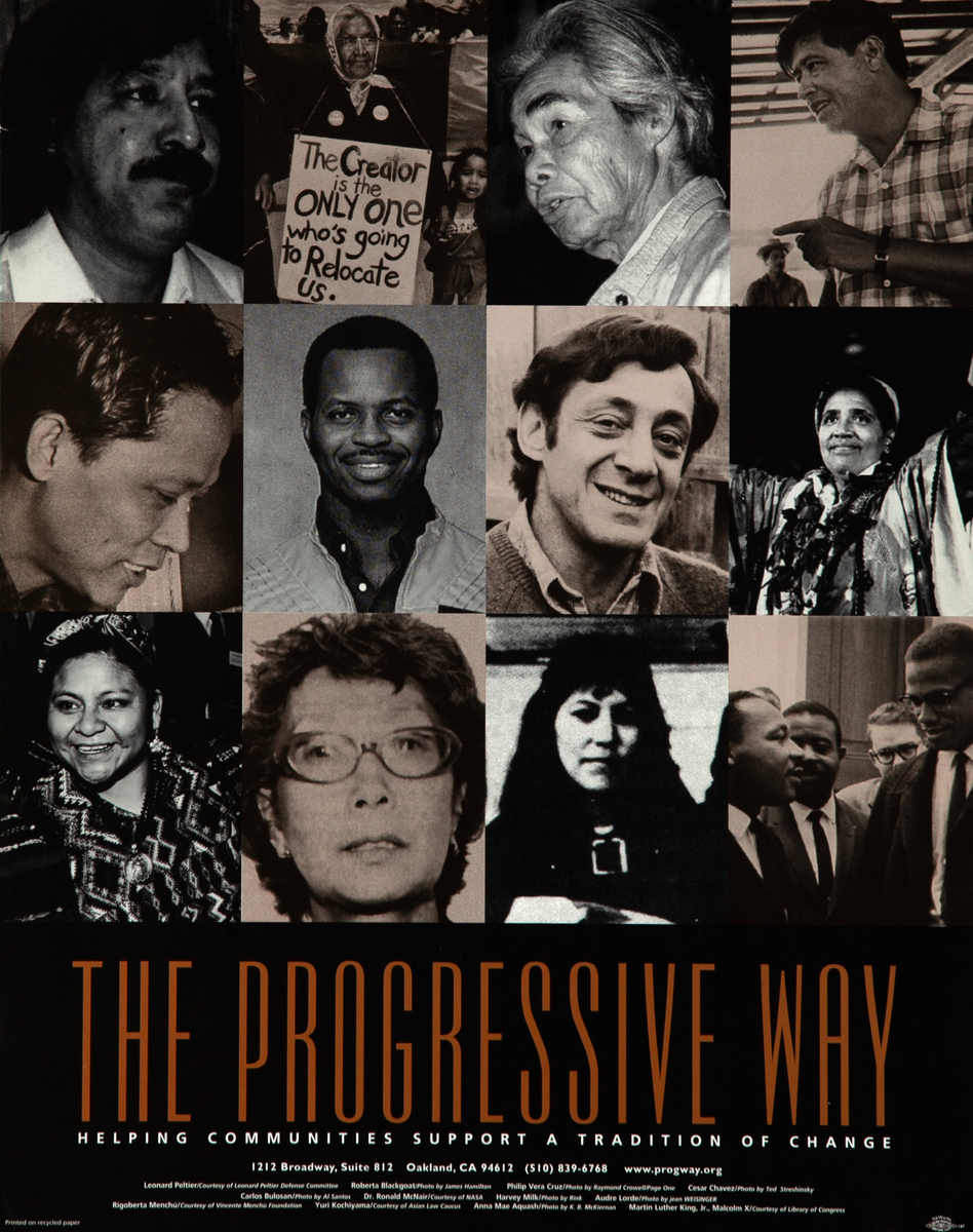 The Progressive Way Original Civil Rights Poster