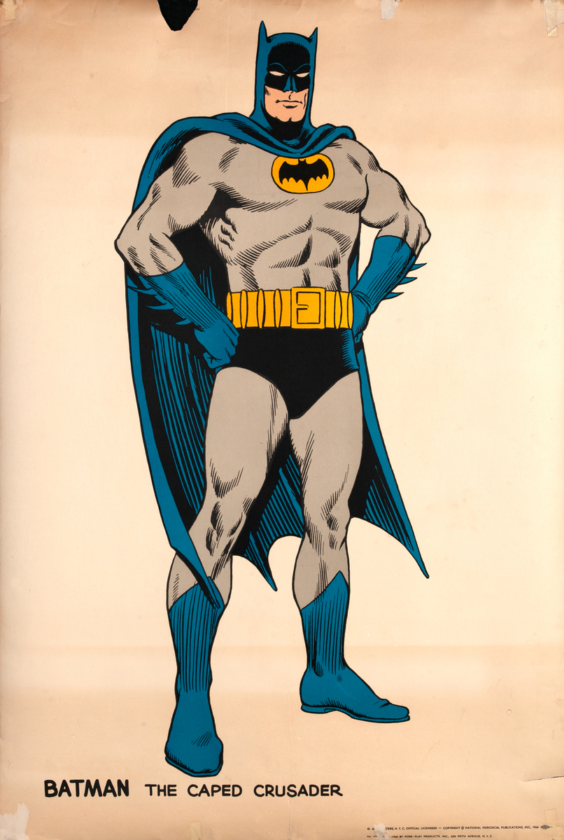 Batman the Caped Crusader Original Advertising Poster