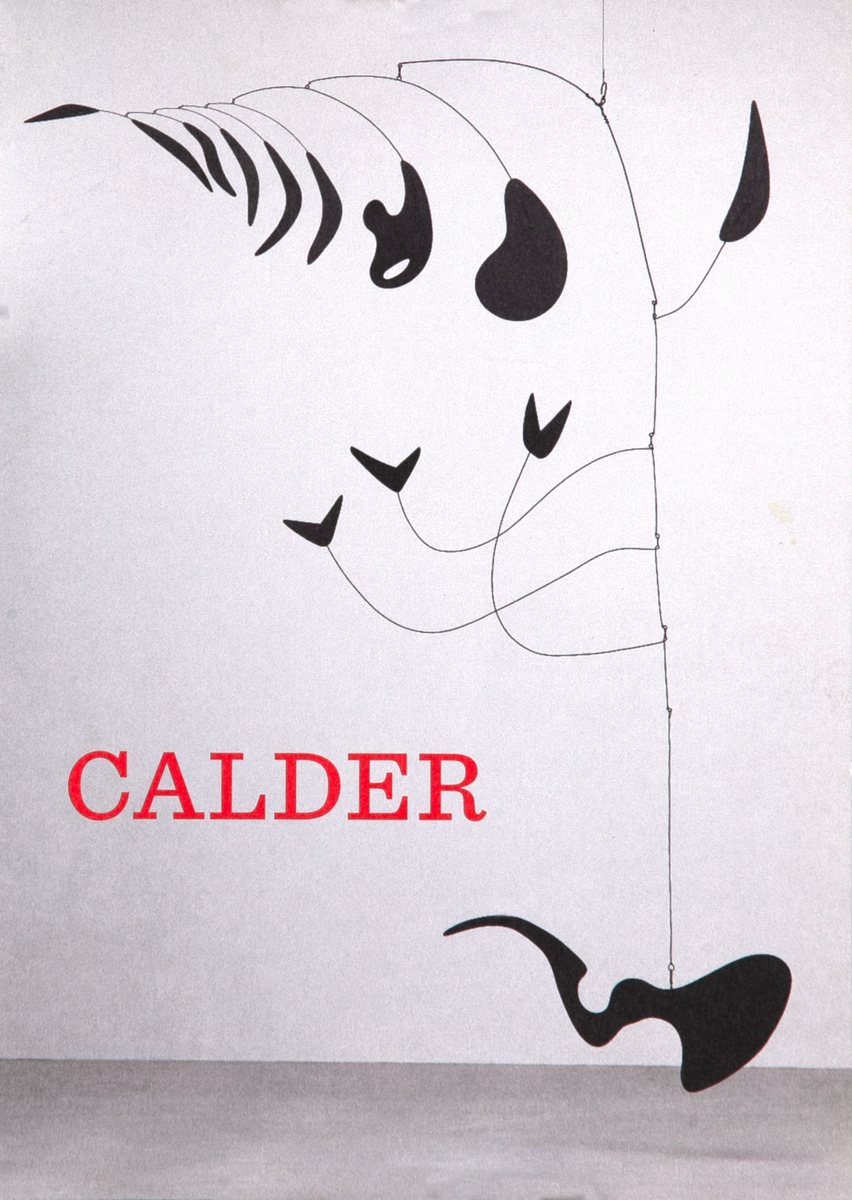 Calder Exhibit Brochure - LACMA Los Angeles County Museum of Art 