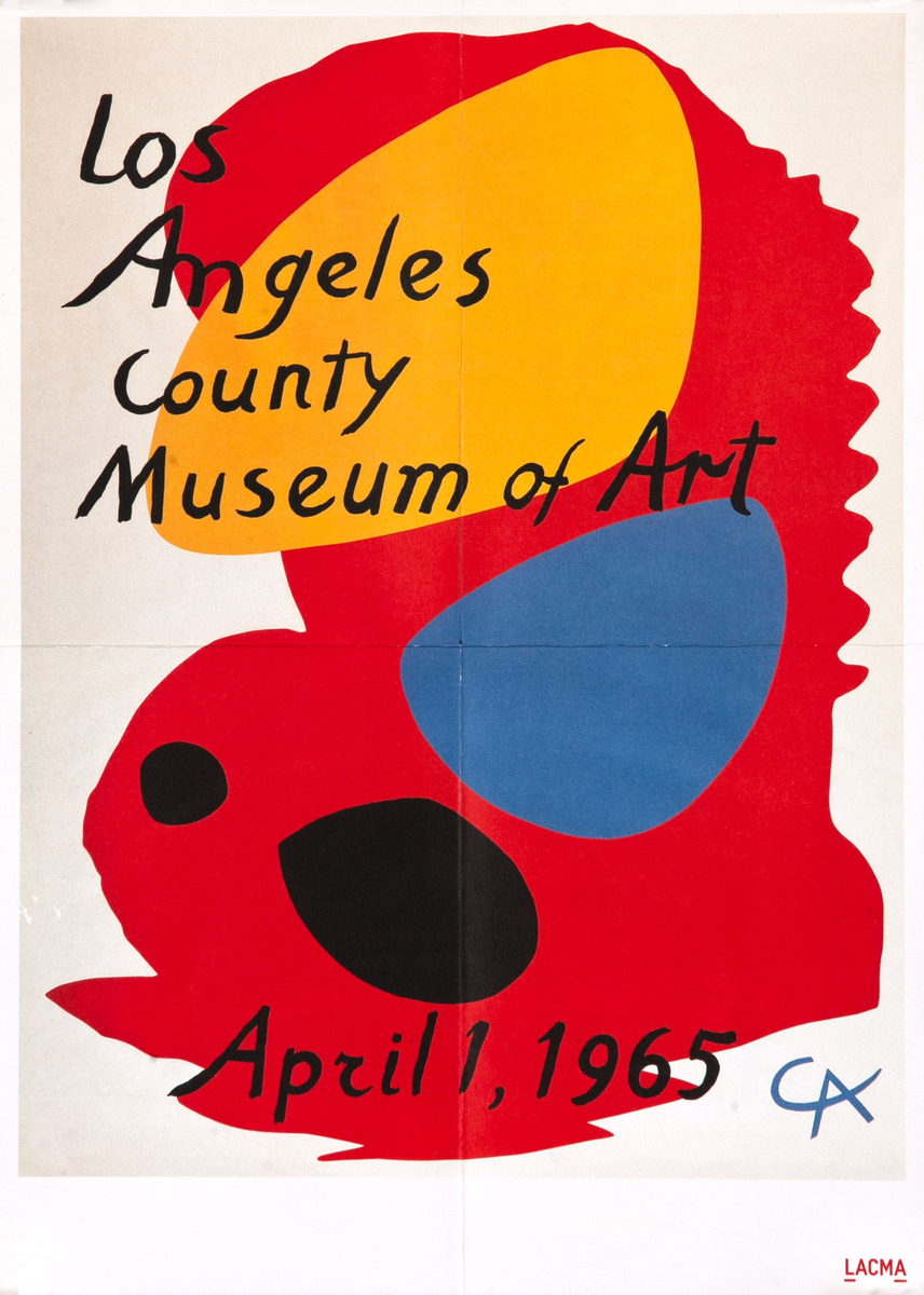 Los Angeles County Museum of Art April 1, 1965 Original Alexander Calder LACMA Brochure