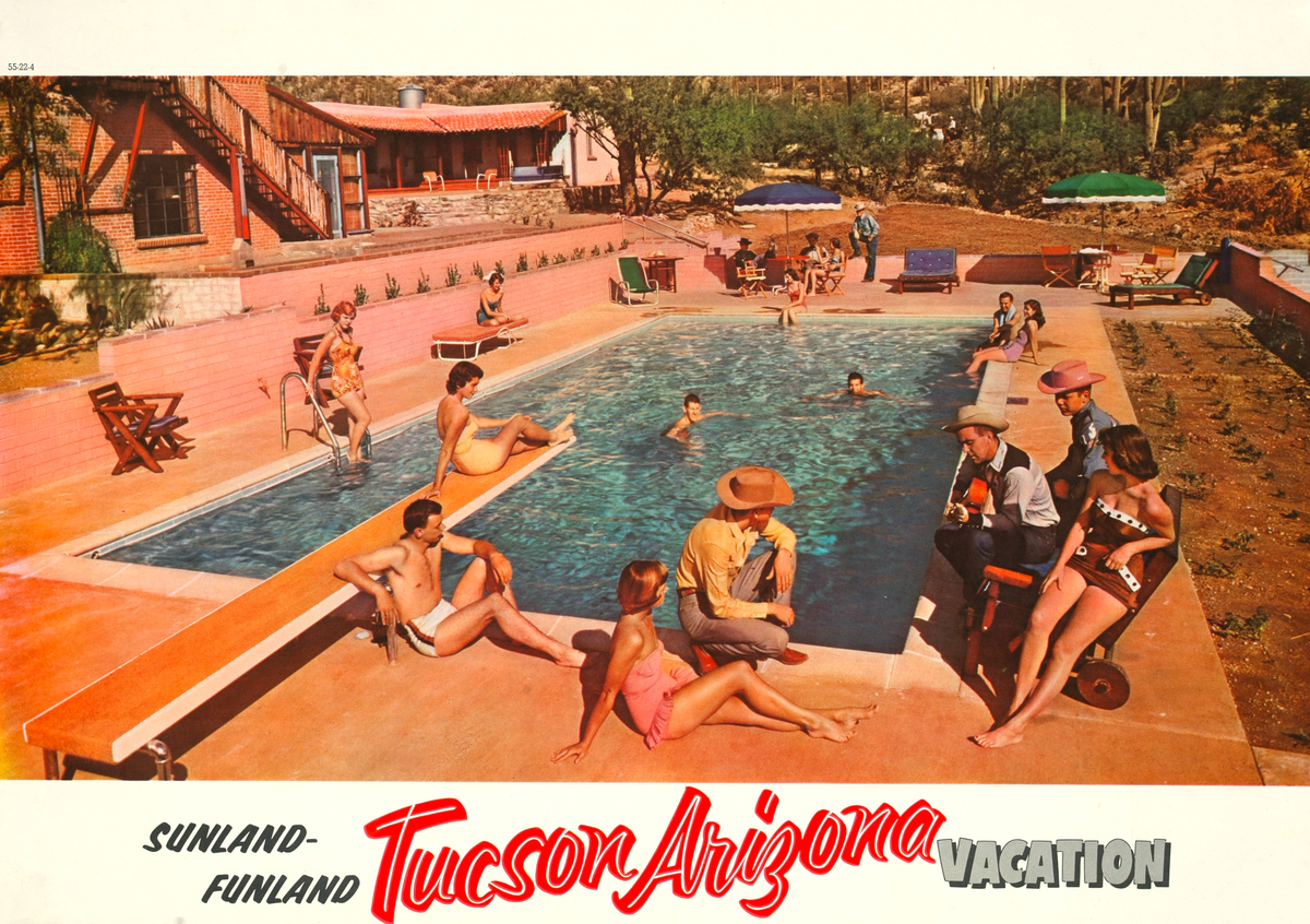 Sunland - Funland Tucson Arizona Vacation Original Travel Poster