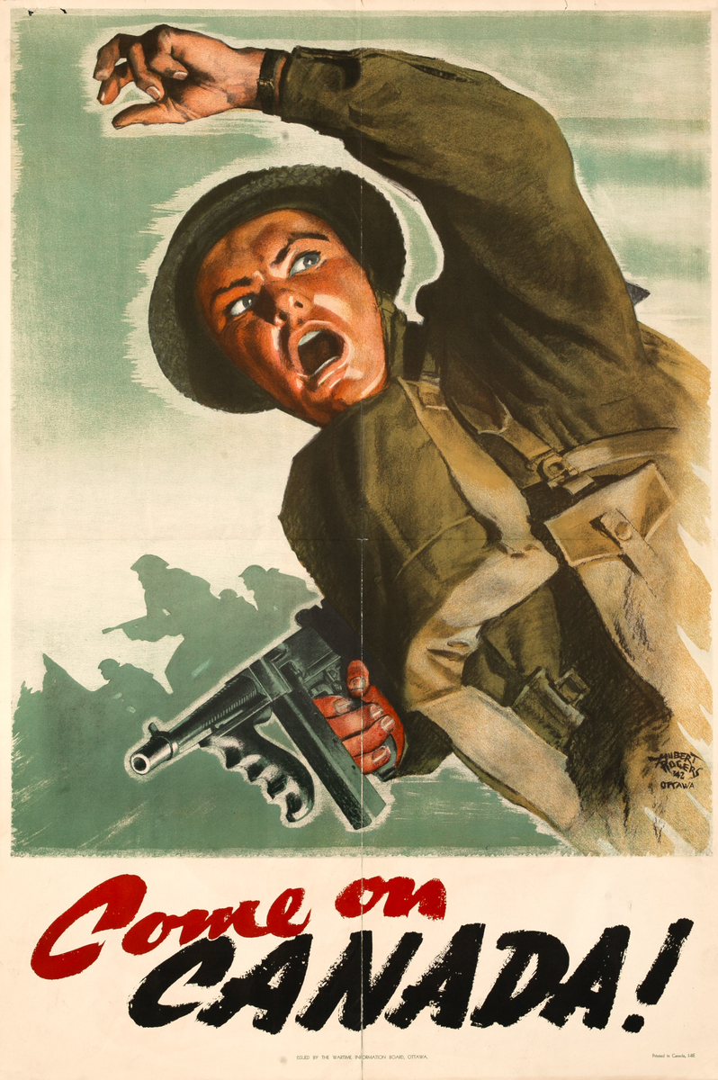 Com on Canada, WWI Original Homefront Poster