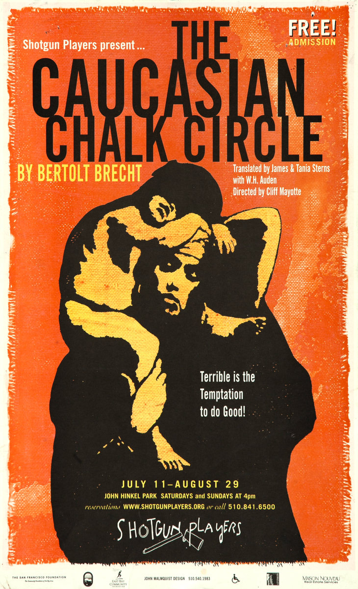 Shotgun Players present The Caucasian Circle Original Theater Poster