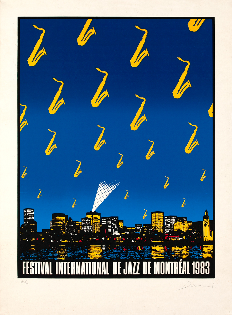 Festival International de Jazz de Montreal 1983 Poster