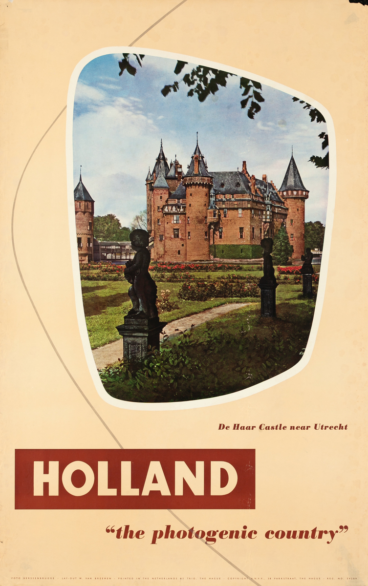 Holland The Photogenic Country Original Travel Poster