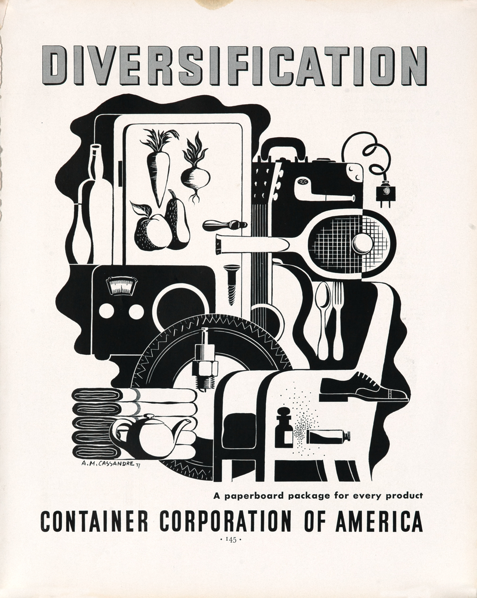 Diversification - Container Corporation Of America Fortune Magazine Advertisement