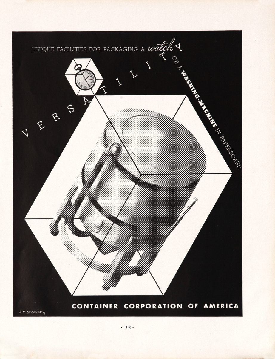 Versatility Washing Machine Container Corporation Of America Fortune Magazine Advertisement 