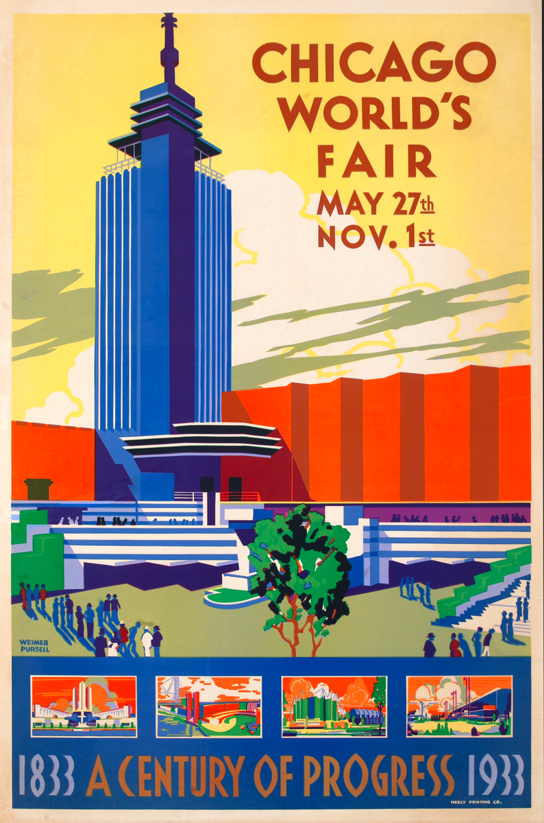 Chicago World's Fair, A Century of Progress - Hall of Science