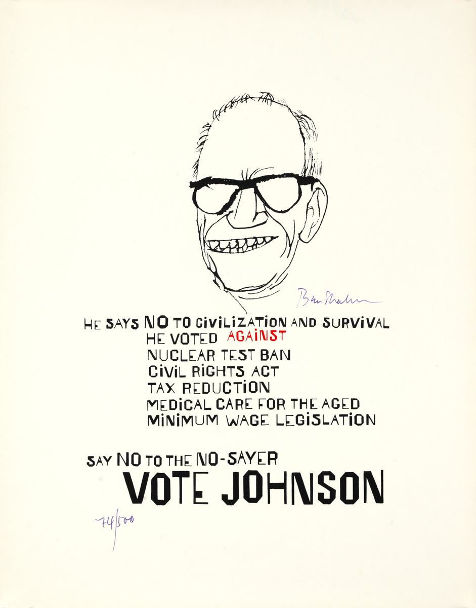 Vote Johnson Original Political Protest Poster