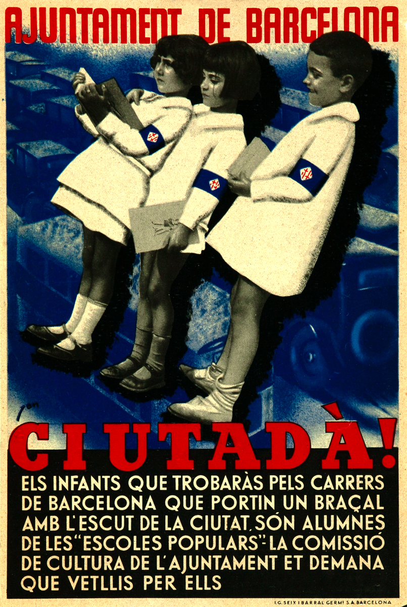 Ajuntanment De Barcelona Spanish Civil War Poster