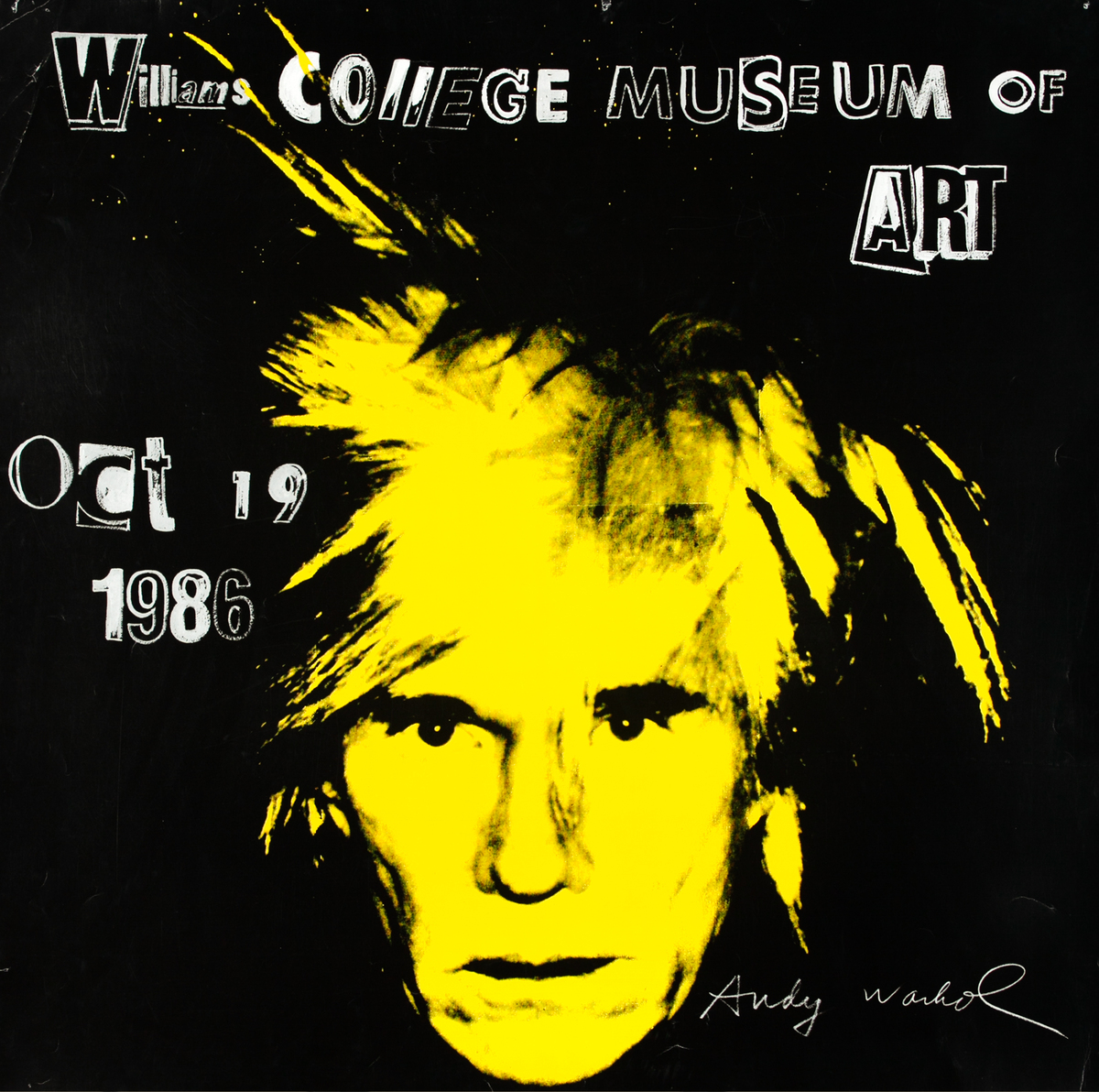 Andy Warhol Williams College Museum of Art Original Exhibit Poster