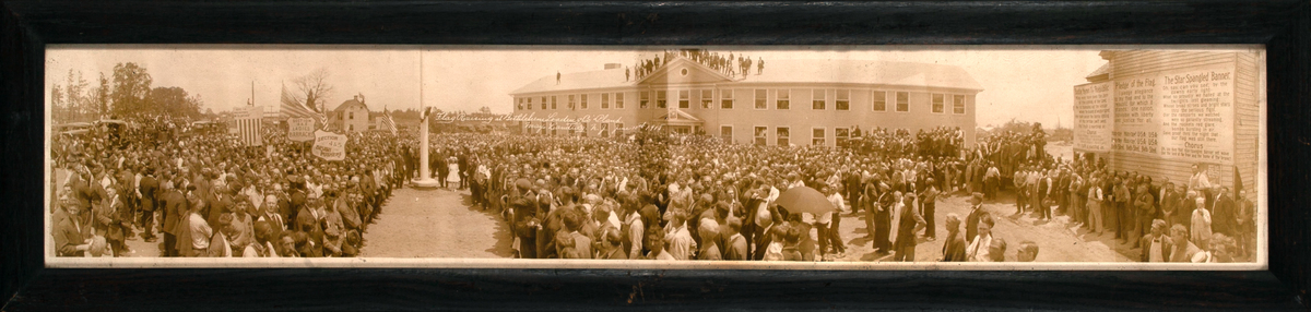 Flag Raising at Bethlehem Loading Co and Plant Original Long Photo