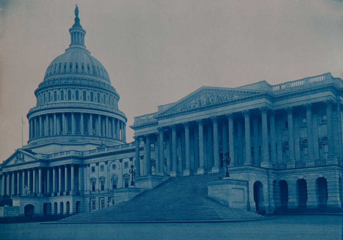 Group of 3 Washington DC Cyanotypes