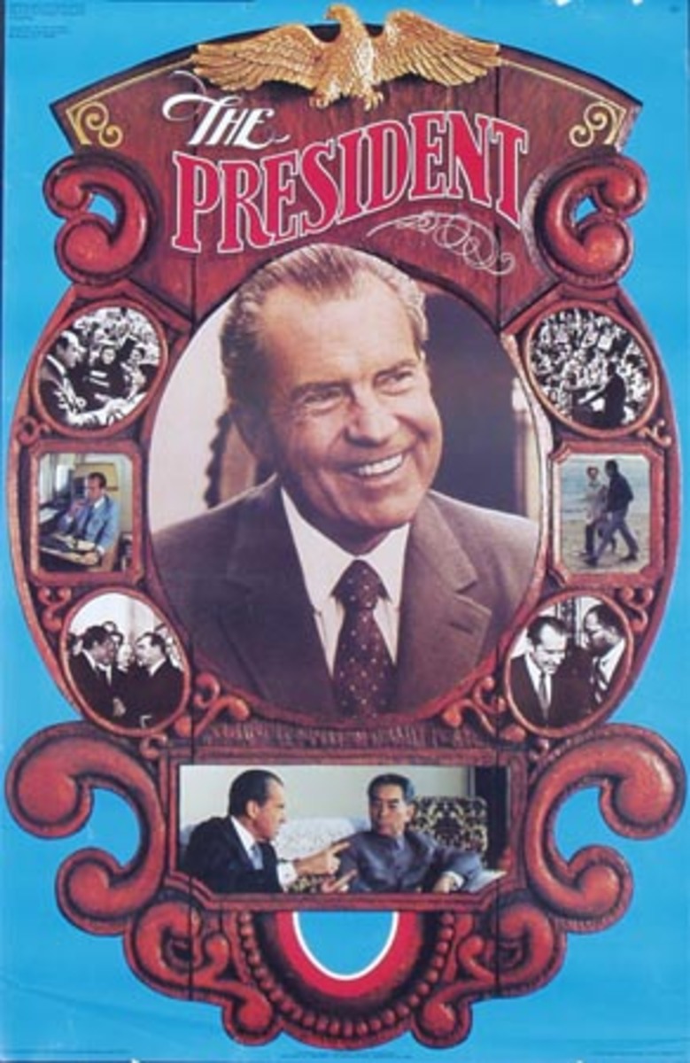 Nixon The President Original Political Poster