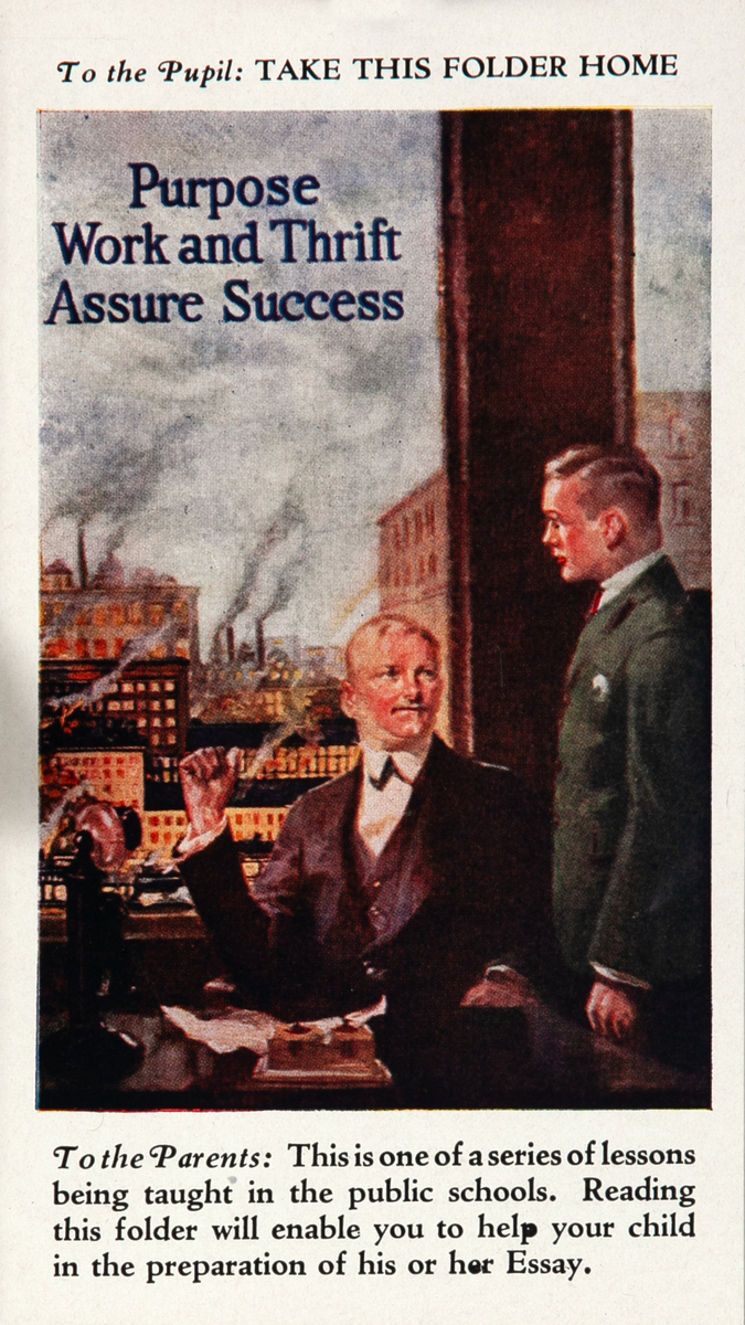 Original Bank Finance Brochure - Purpose Work and Thrift Assure Success