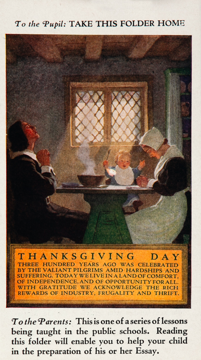 Original Bank Finance Brochure - Thanksgiving Day