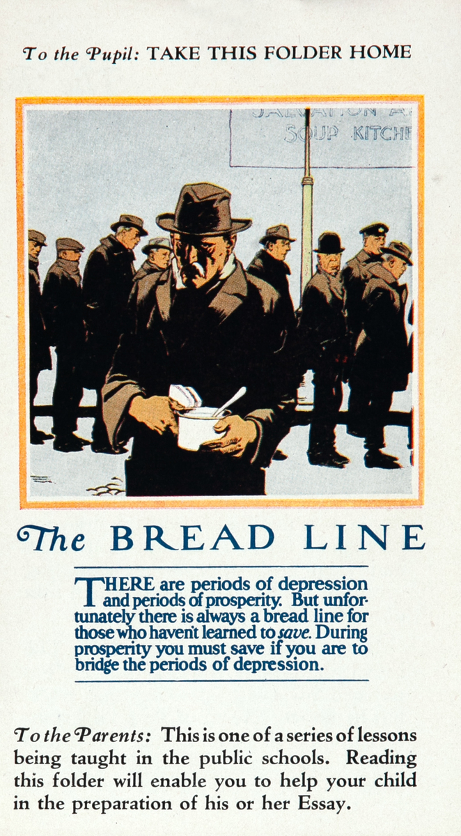 Original Bank Finance Brochure - The Bread Line