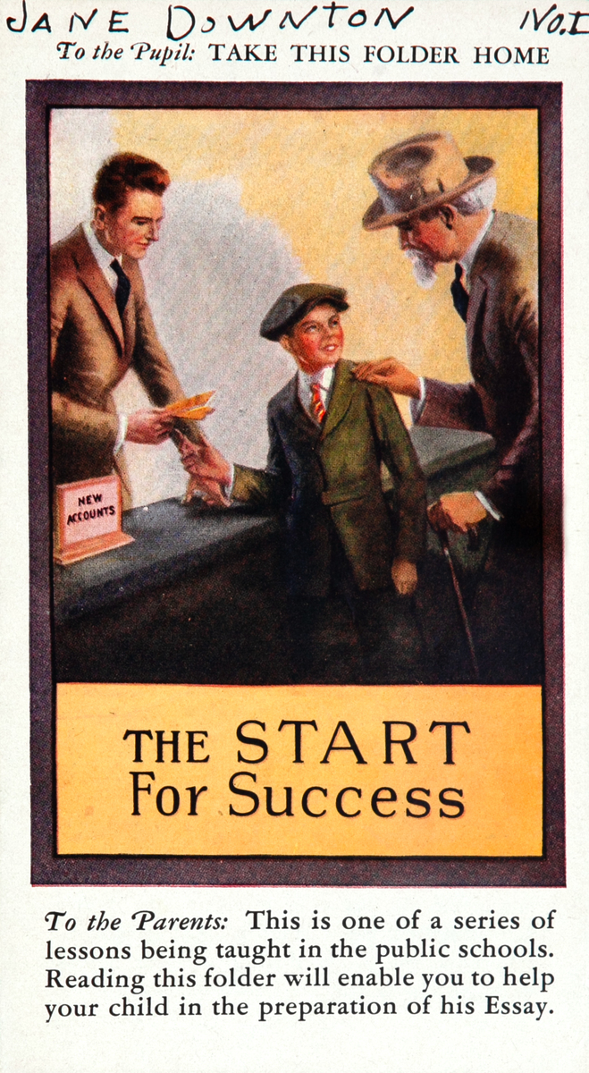 Original Bank Finance Brochure - The Start to Success