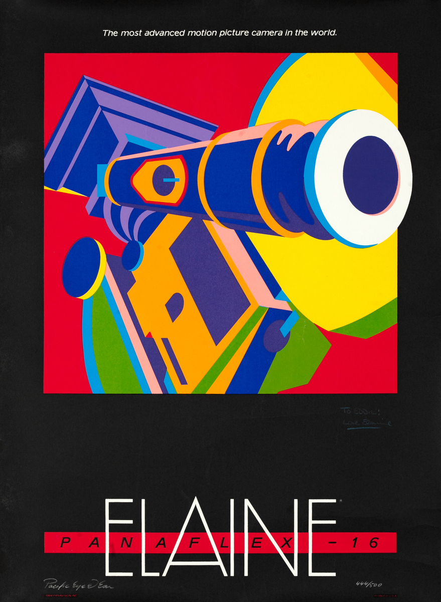 Panaflex - 16 Elaine Original Camera Advertising Poster