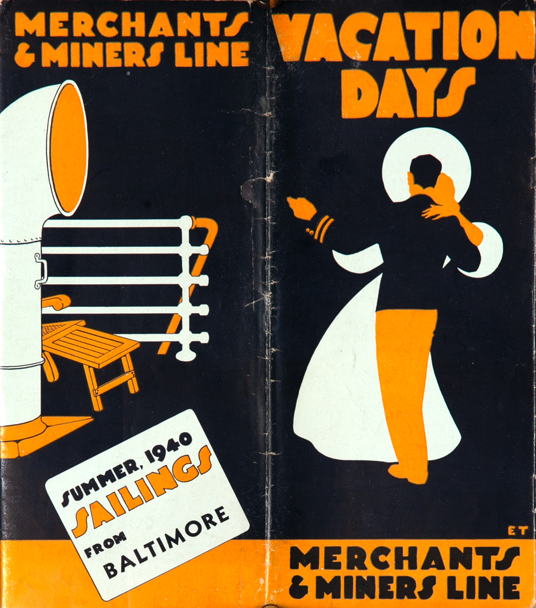 Vacation Days Merchants and Miners Line Original Travel Brochure