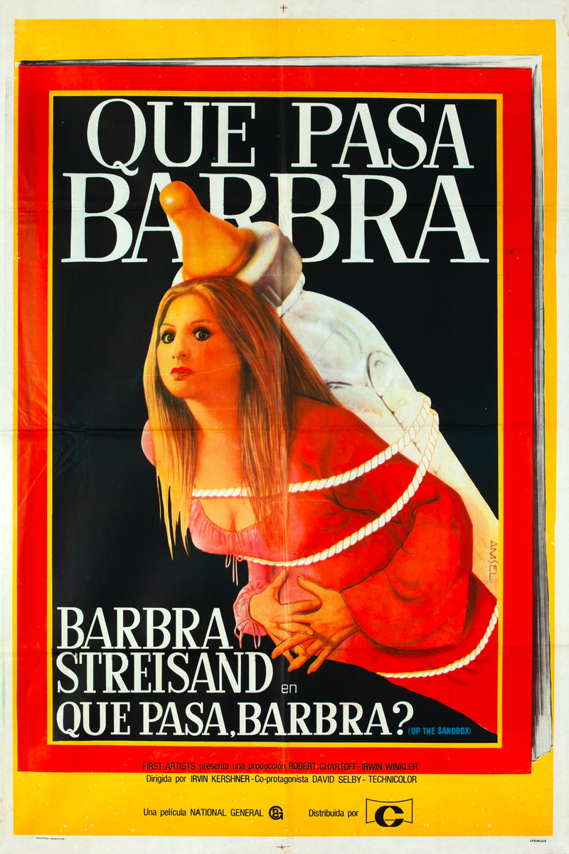 Que Pasa Barbara - Up the Sandbox Argentinian Movie Poster