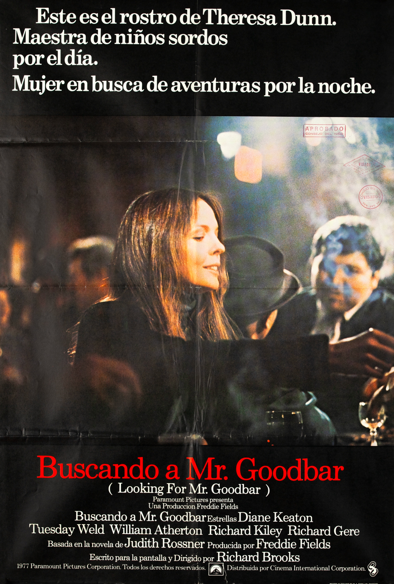 Looking for Mr. Goodbar Spanish 1 Sheet Movie Poster