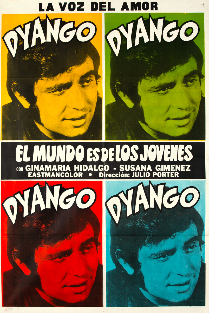 El Mundo Es De Los Jovenes Dyango Argentinian Movie Poster