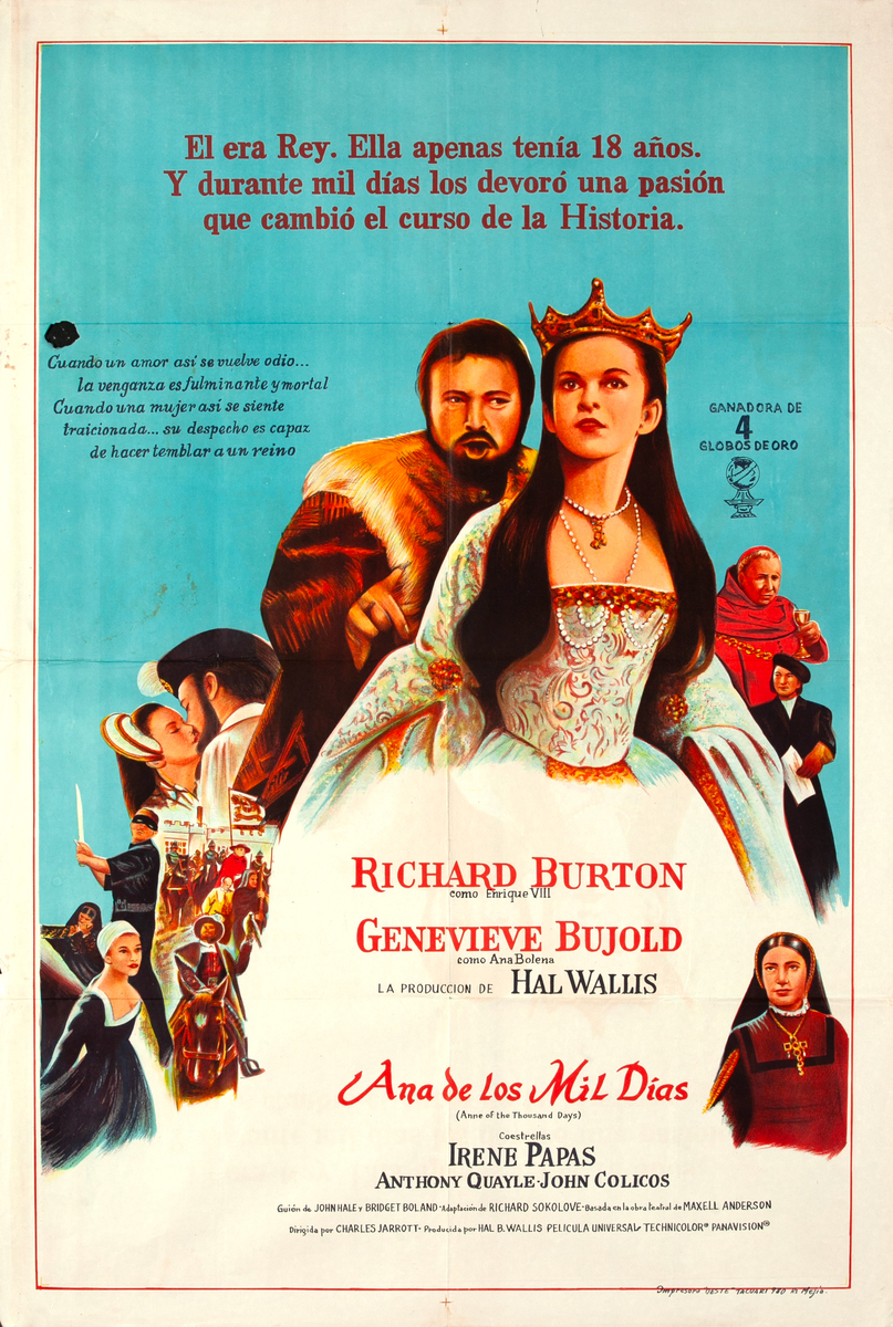 Anne of the Thousand Days Spanish Movie Poster