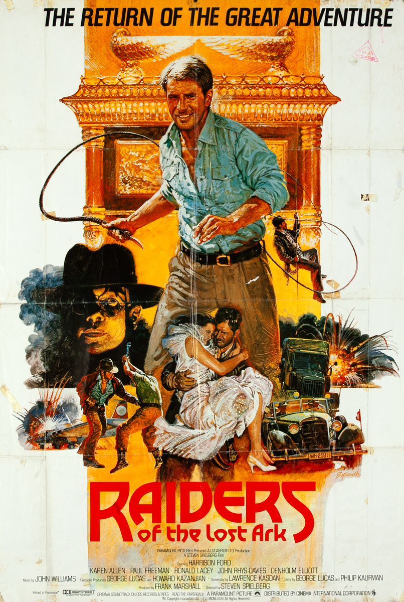 Raiders of the Lost Ark r82 1 Sheet Movie Poster