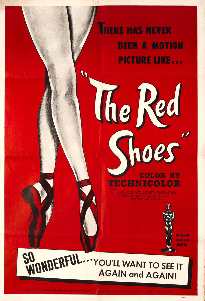 The Red Shoes Original 1 Sheet Movie Poster