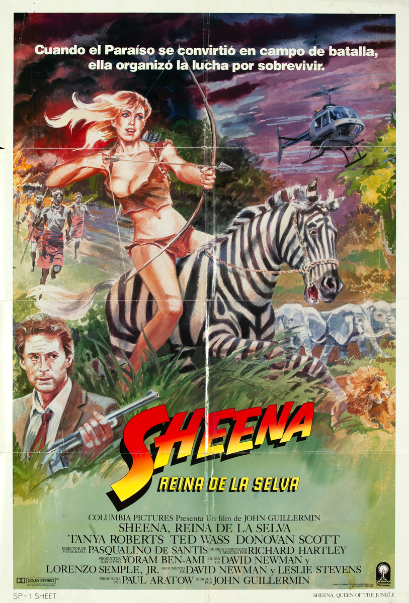 Sheena, Queen of the Jungle Spanish 1 Sheet Poster