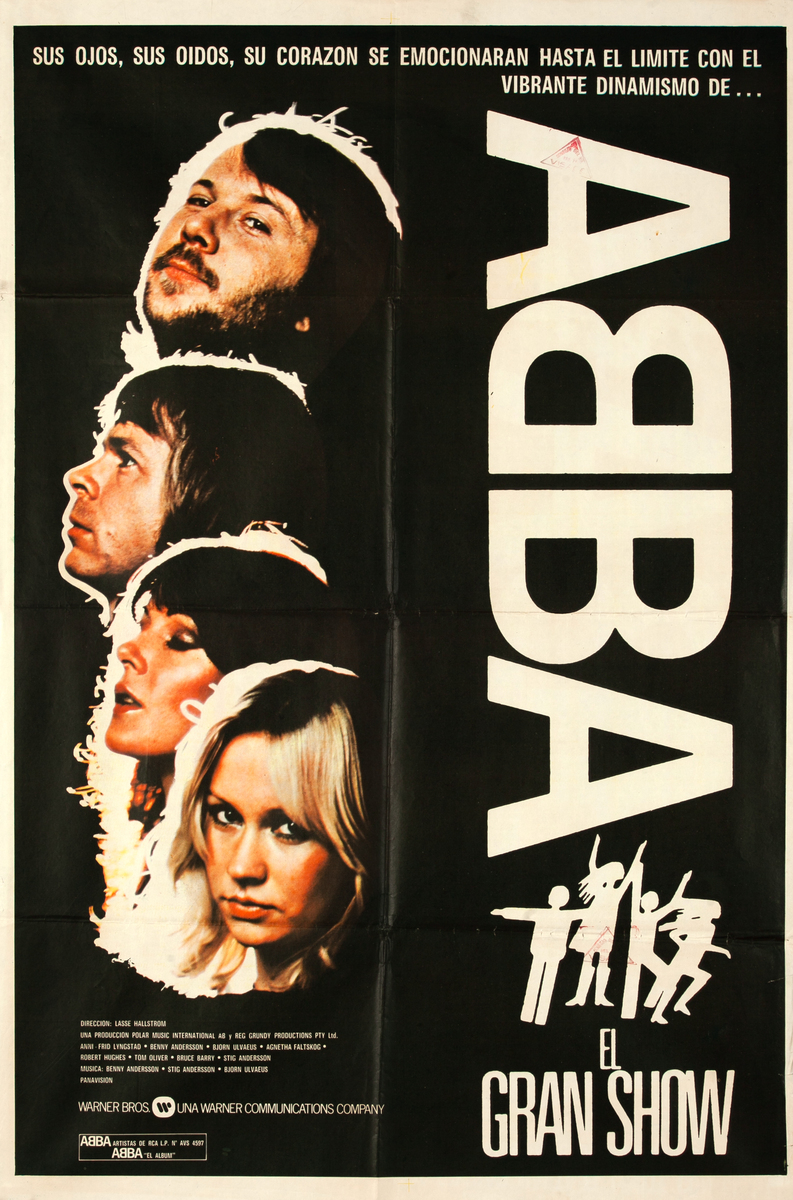 ABBA the Movie Spanish 1 Sheet Movie 