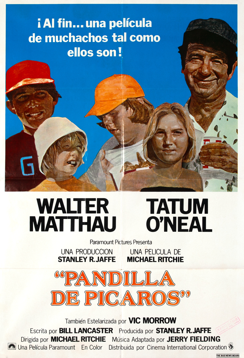 Bad News Bears Original Spanish 1 Sheet Poster 