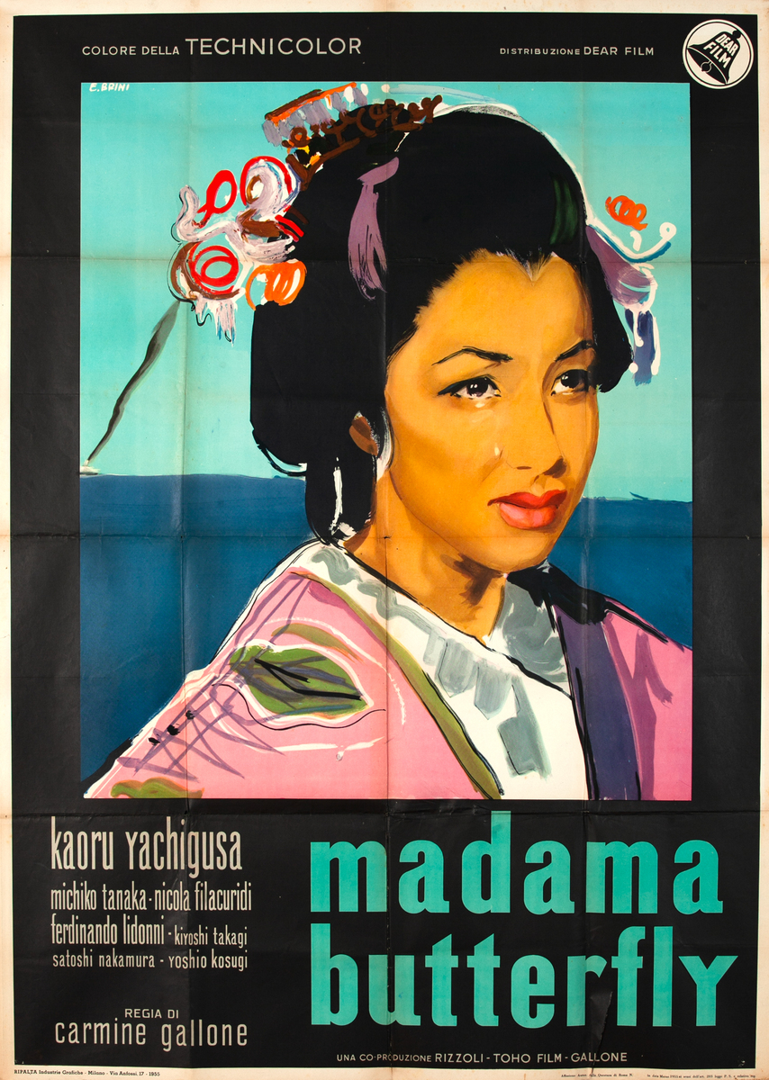 Madama Butterfly Italian 2 Fogli Movie Poster