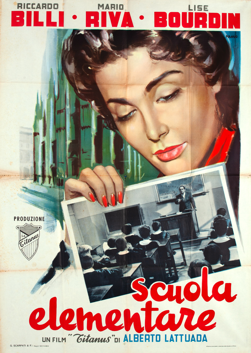 Scuolo Elementare Italian 2 Fogli Movie Poster 