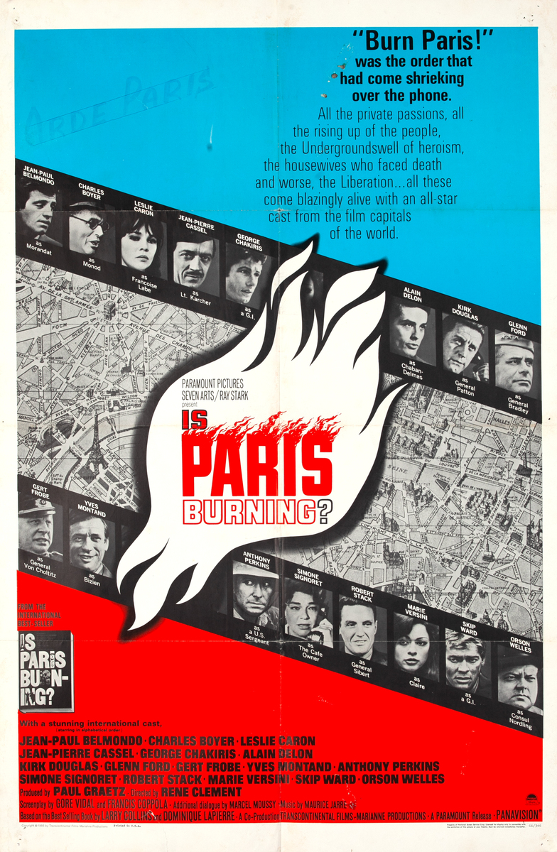 Is Paris Burning, 1 Sheet Movie Poster