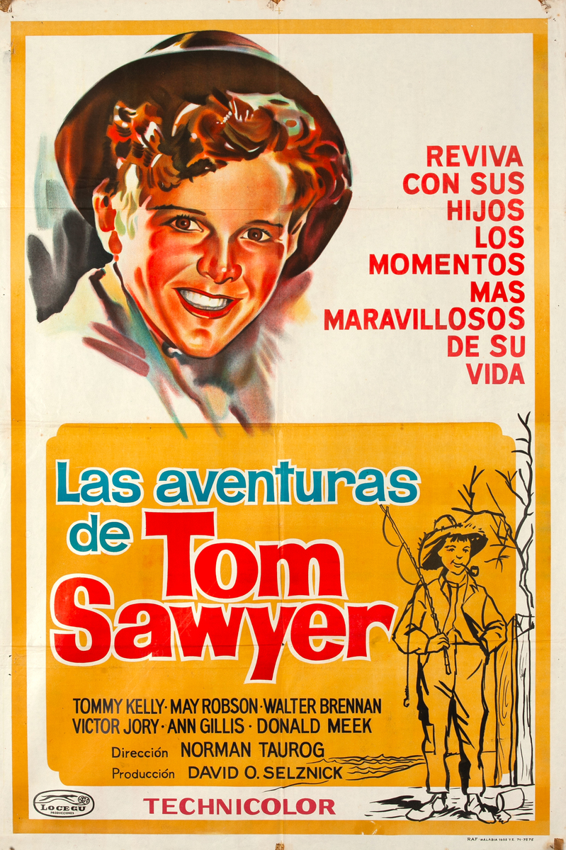 The Adventures of Tom Sawyer, Argentinian 1 Sheet Movie Poster