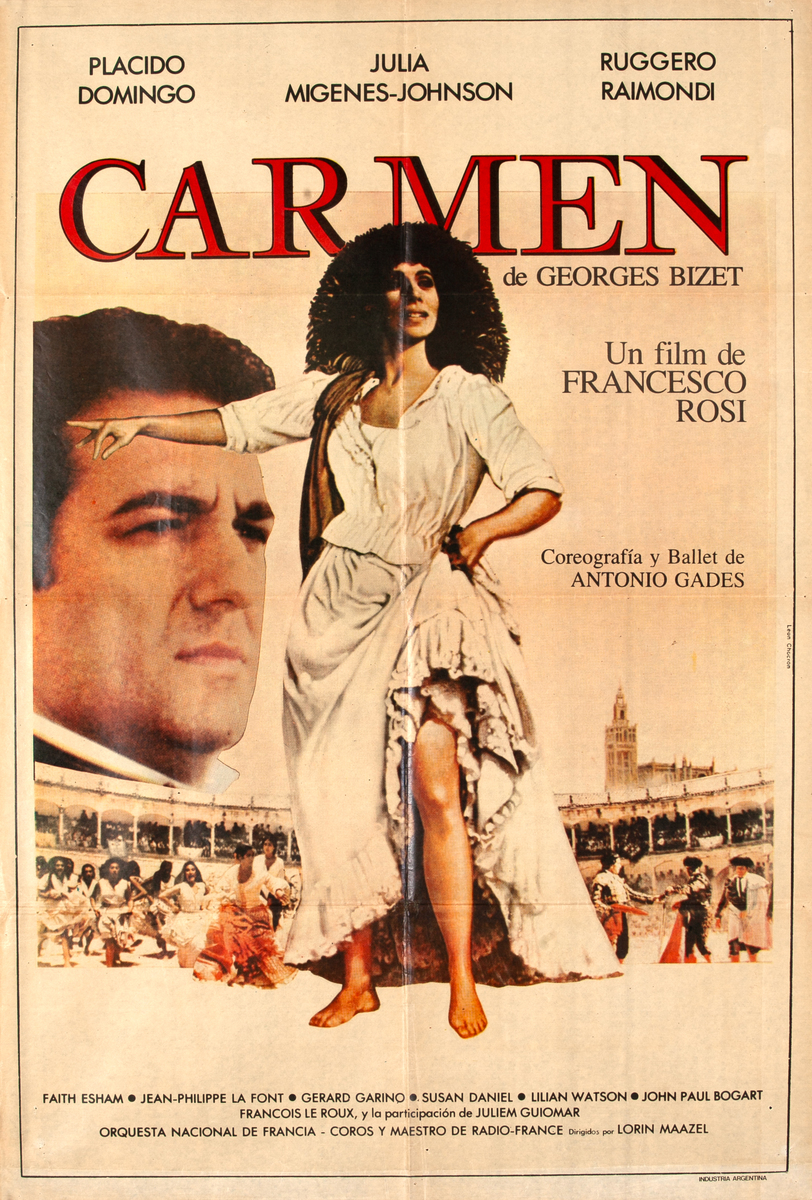 Carmen 1 Sheet Argentinian Movie Poster