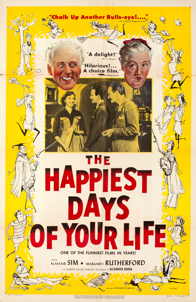 The Happiest Days of Your Life 1 Sheet Movie Poster 