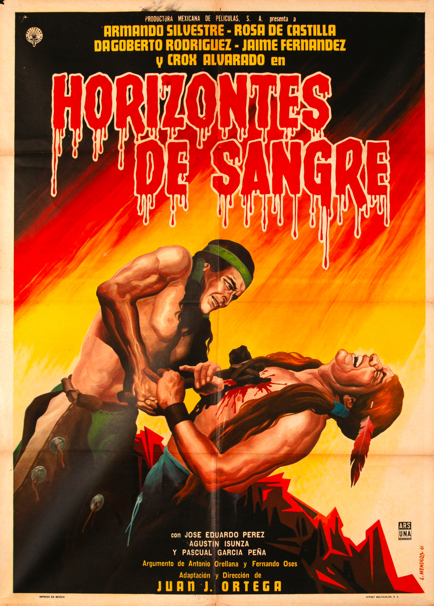 Horizontes de Sangre Mexican Movie Poster 