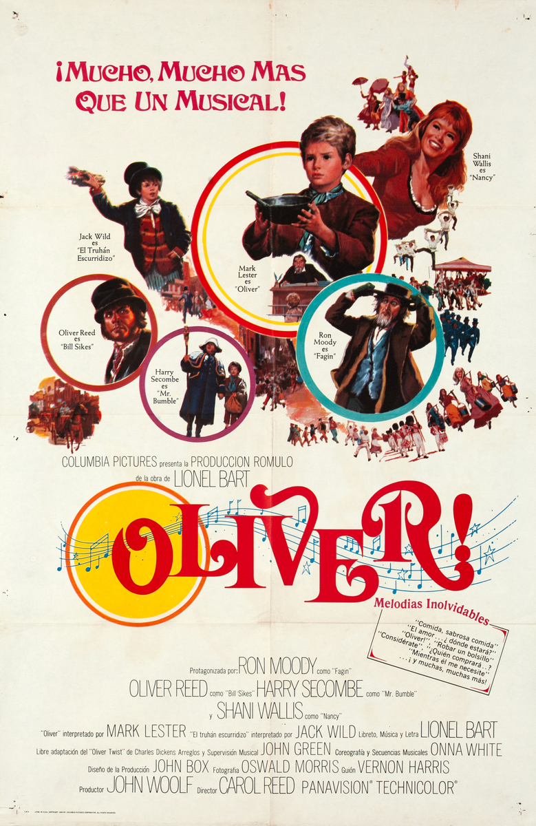 Oliver Spanish 1 Sheet Movie Poster