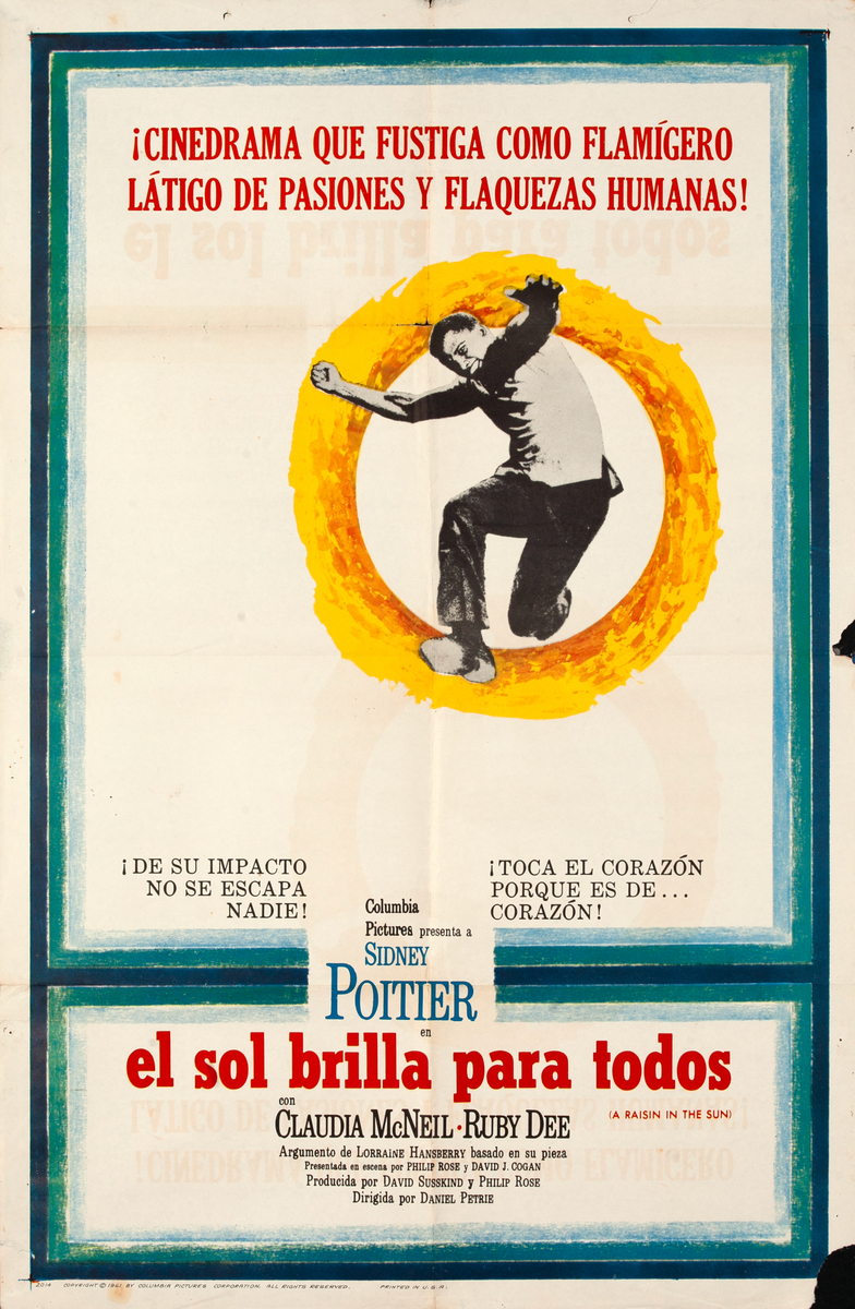 A Raisin in the Sun Spanish 1 Sheet Movie Poster