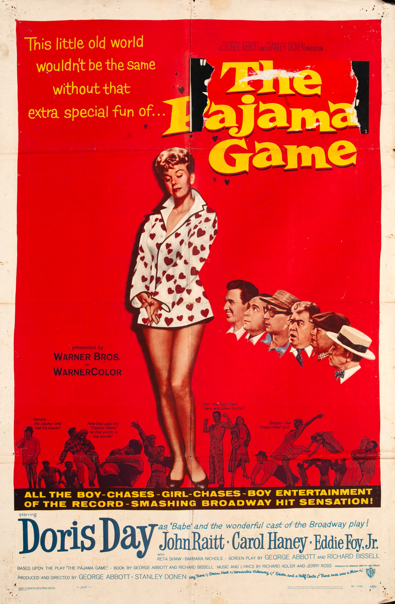 Pajama Game Spanish 1 Sheet Movie Poster